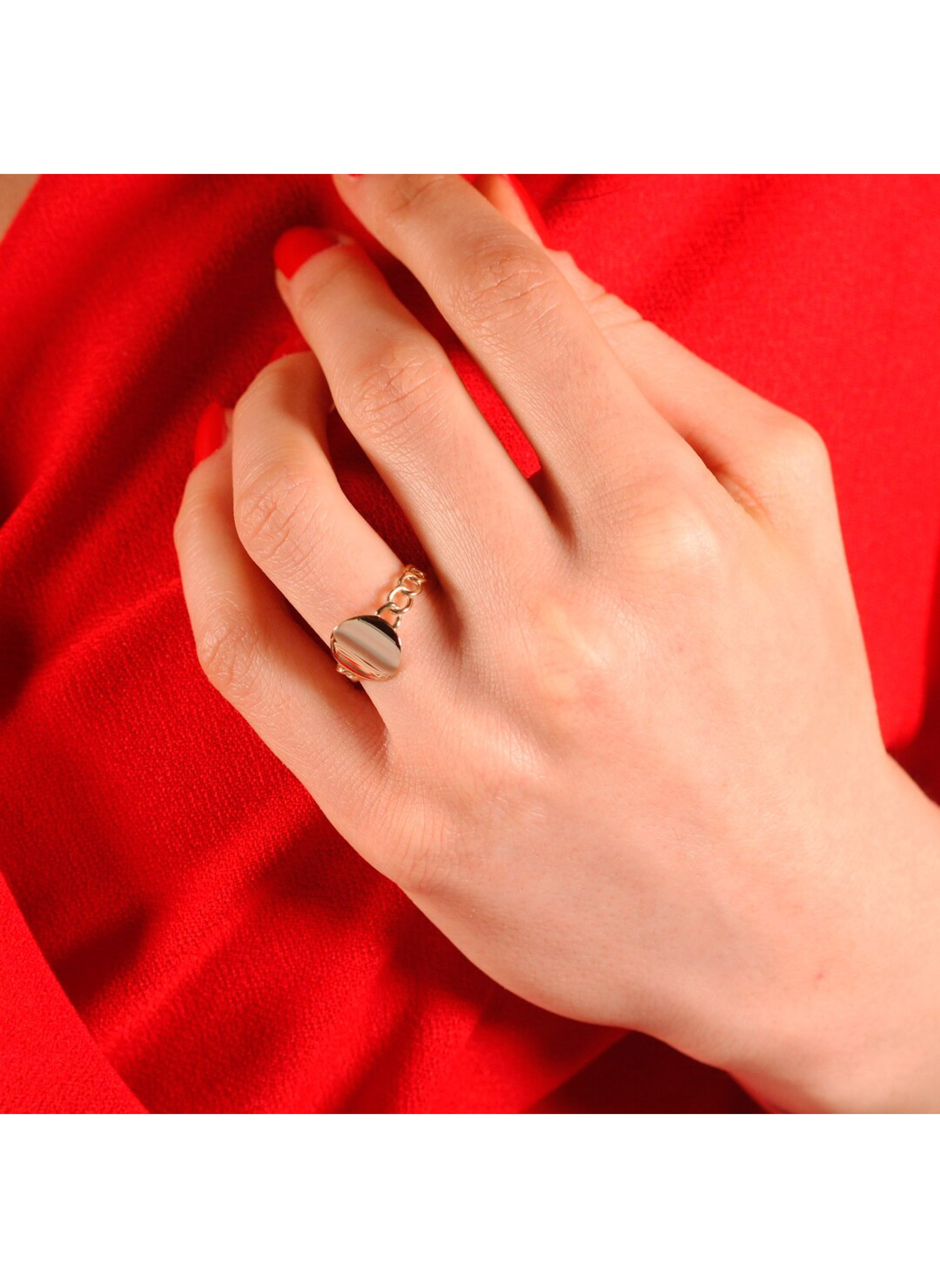 Halat Model Oval Yüzük